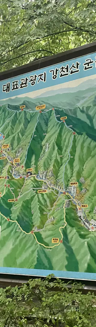 Körperliche Betätigung im Gangcheon-Park